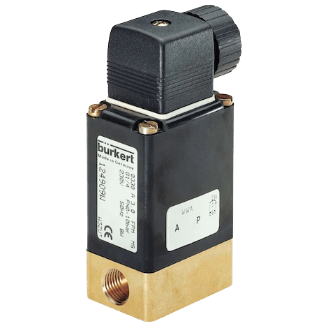 Burkert Direct-Acting 2/2 or 3/2-Way Pivoted Armature Valve, 0330